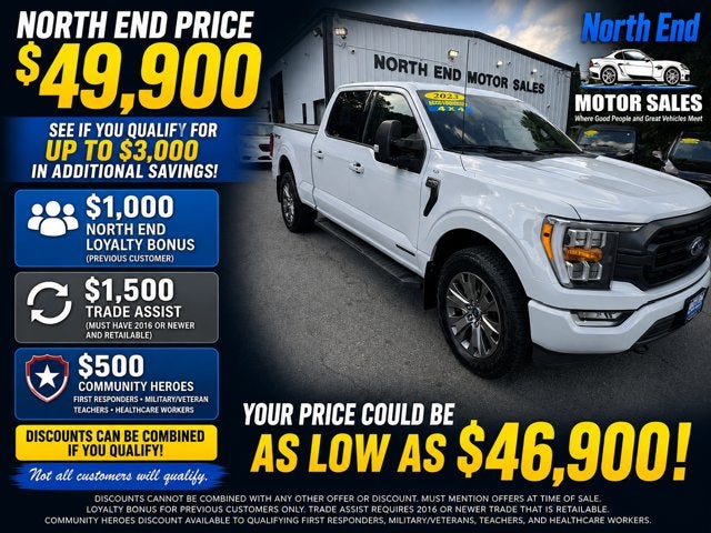 2023 Ford F-150 XLT for sale at North End Motor Sales in Worcester, MA